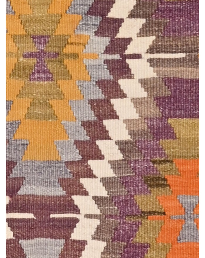 kilim red bedside rug