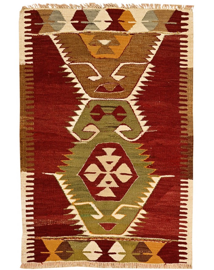 Small anamur kilim rug - TRIFF