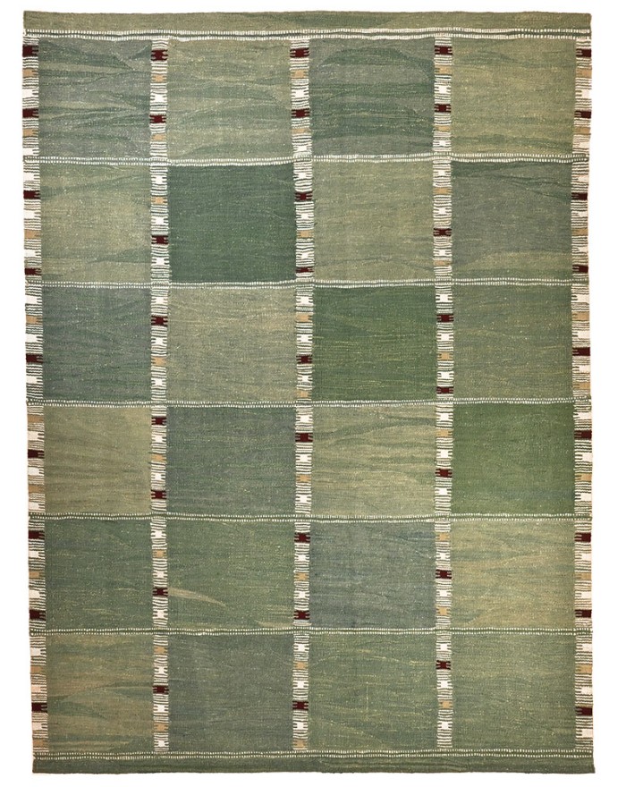 tapis graphique vert paris